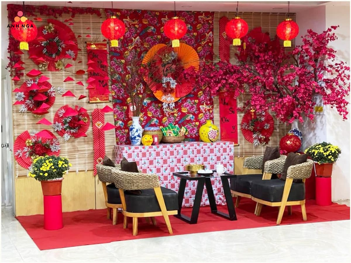Concept tiệc tất niên tết xưa