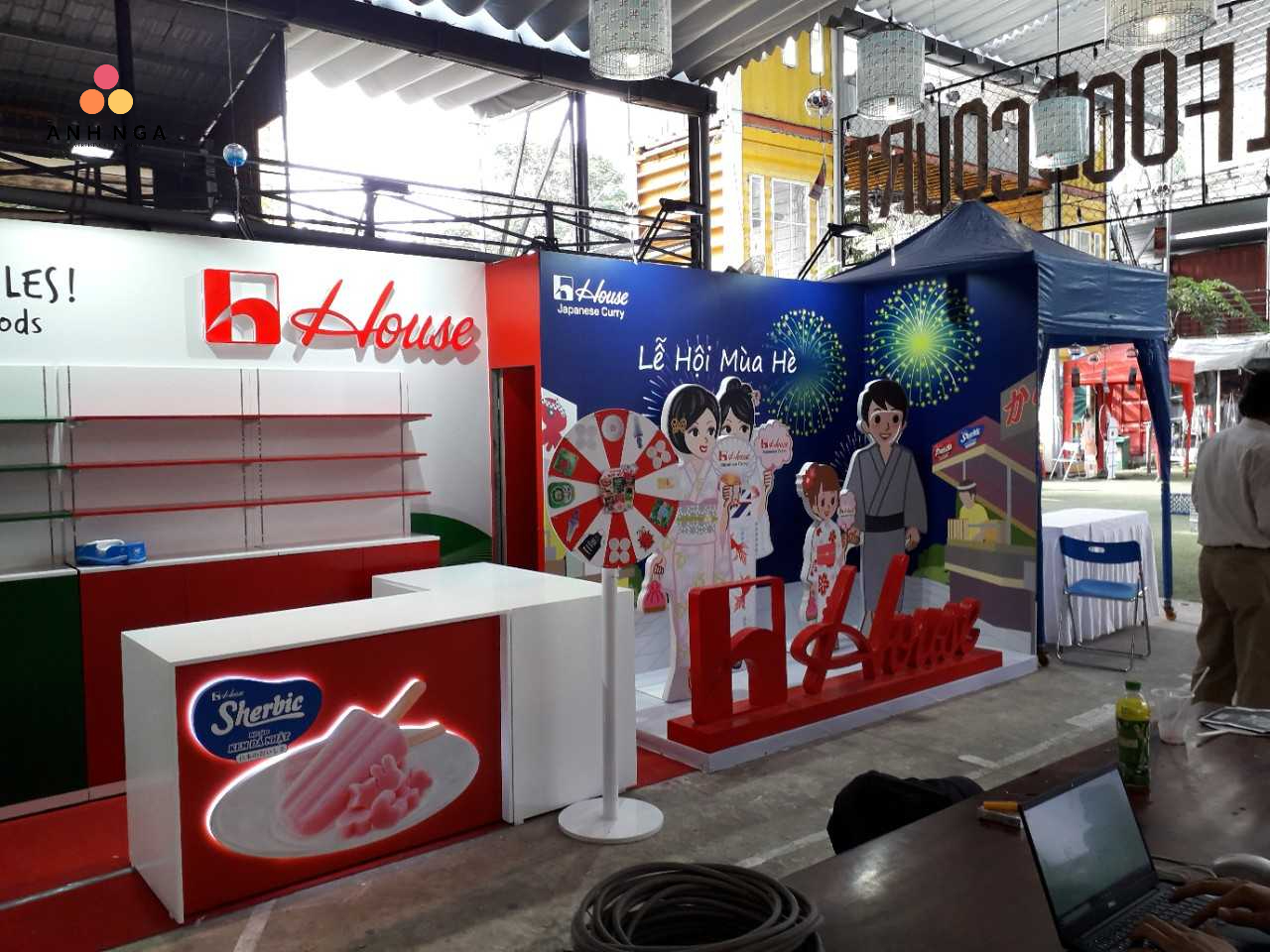 Thi công booth sự kiện, gian hàng triển lãm