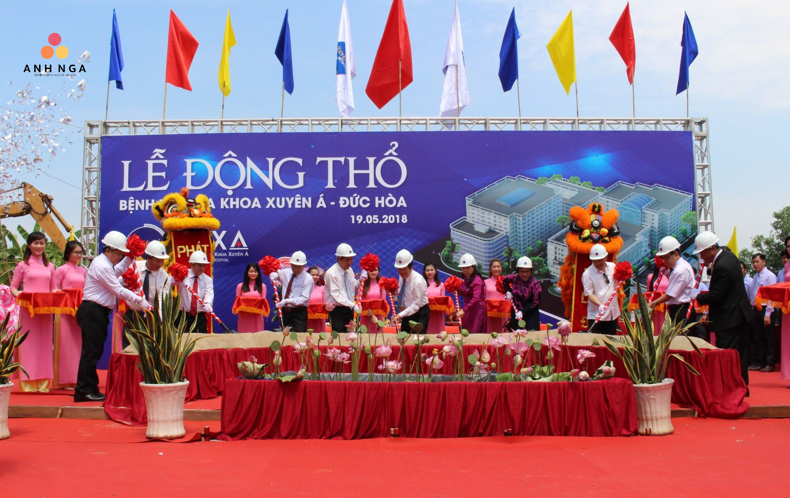Tổ chức lễ động thổ, thi công trọn gói 