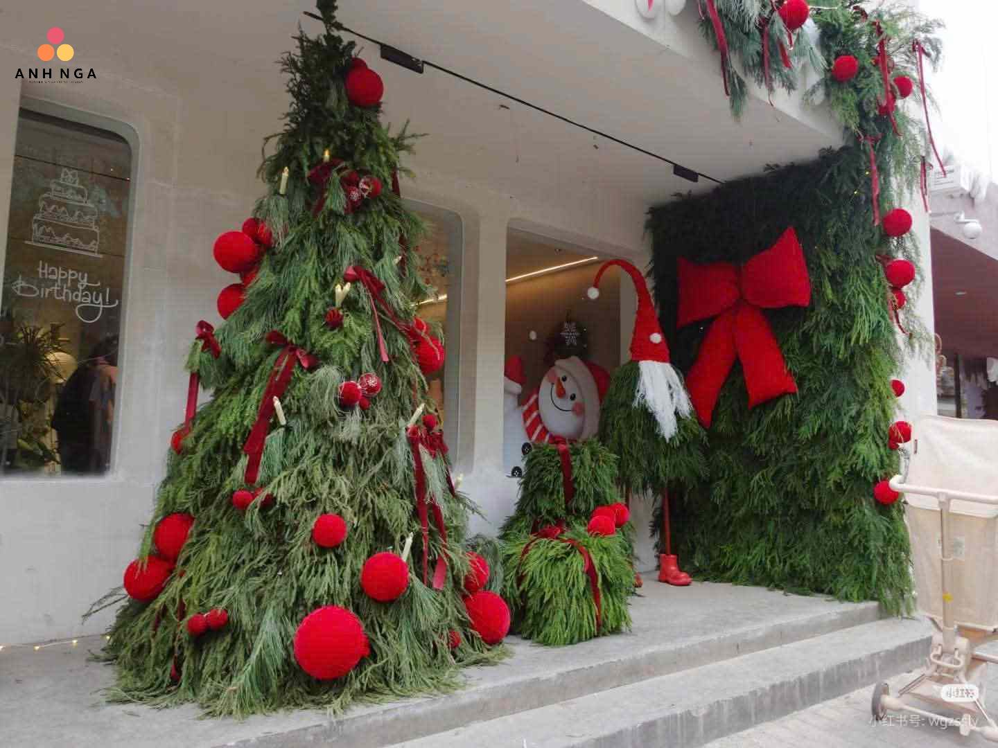 cho thuê cây thông noel