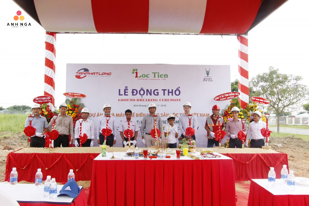 Tổ chức lễ khởi công động thổ