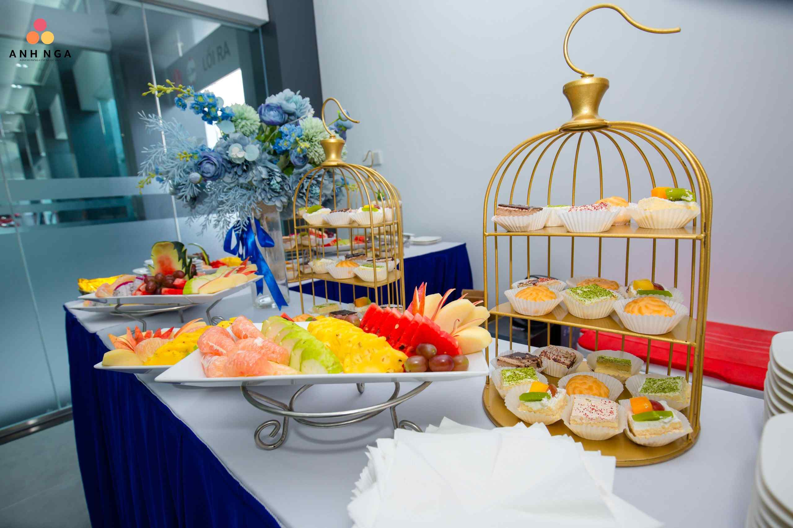 Tiệc teabreak để chiêu đãi khách mời